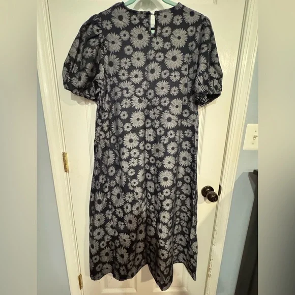 Piper and Scoot The Cressida Sunflower Woven Midi Dress - Picture 2 of 10